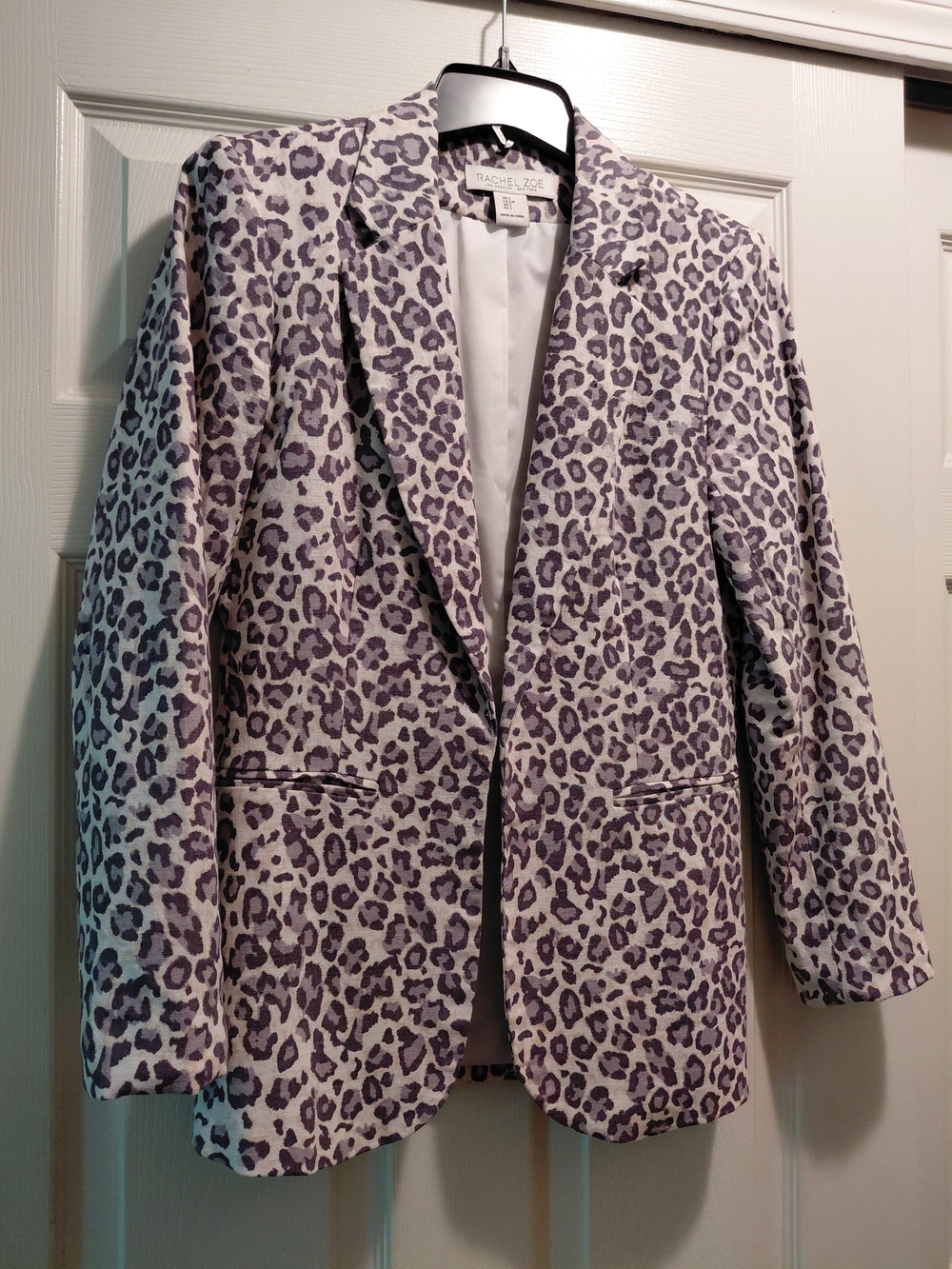 Rachel Zoe Leopard Print Blazer
